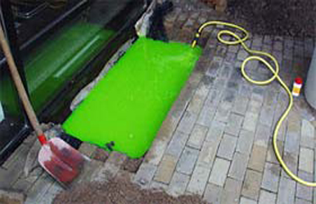 dispersione delle perdite colorante per acqua polvere e fluoresceina test di tenuta colorante per marcatura 1 x 100 g HANSE PRO Uranina 