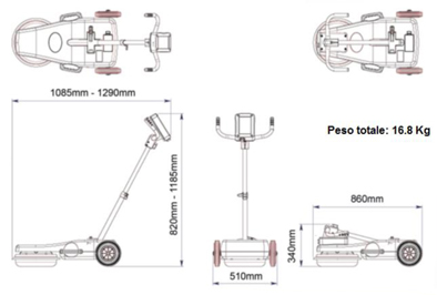 georadar gpr easy scanner dimensioni